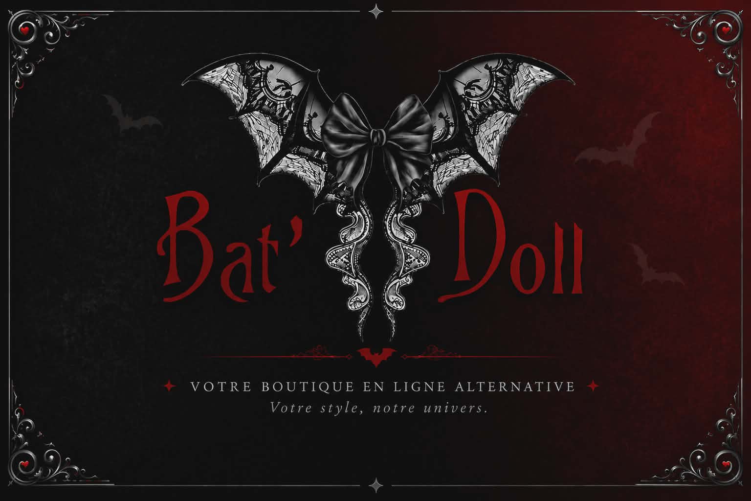 Univers gothique romantique Bat'Doll